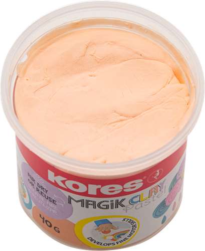 Kores Magic Clay Pastel, set van 4 potjes a 40 gram 34242 09