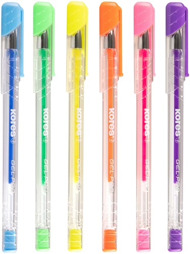 Kores Gelpen Neon K11 eteui met 6 trendy kleuren KP28216-2