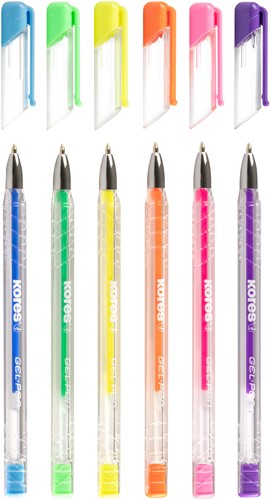 Kores Gelpen Neon K11 eteui met 6 trendy kleuren KP28216-3