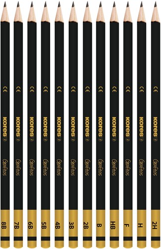 Kores potloden 12 hardheden "GRAFITOS Art-Set" BB92162-2