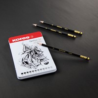 Kores potloden 12 hardheden GRAFITOS Art-Set 92162.PT10