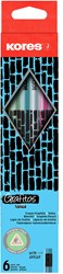 Kores potloden HB met gumtop "GRAFITOS Cracked Style " BB92813