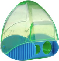 Kores puntenslijper 2-gaats met container "Snappy Duo" SP35814-2