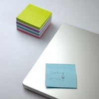 Kores sticky notes 75x75mm recycled, 450 vel, incl. 4 pastelkleuren N47463-3