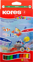 Kores viltstiften met 2 lijndiktes "Korello 2 in 1" FS29021