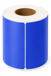 Zebra compatible verzendetiket 102x152mm - BLAUW - kern 25mm 280 per rol
