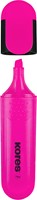 Kores markeerstift Bright Liner Plus - 0,5-5mm - roze  TM36102-2