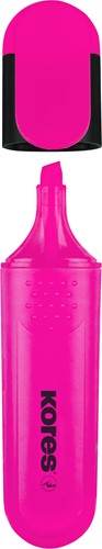 Kores markeerstift Bright Liner Plus - 0,5-5mm - roze  TM36102-2