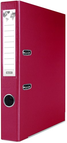 Ordner Basic A4 50mm PP bordeaux