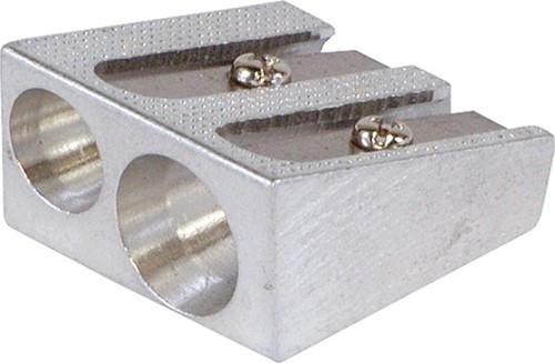 Puntenslijper, aluminium, dubbel gat-2