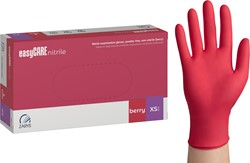 Nitril handschoenen - Framboos - maat XS - 100 stuks - easyCare