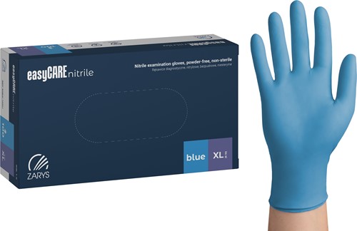 Nitril handschoenen - Blauw - maat XL - 100 stuks - easyCare