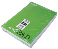 Schrijfblok Office A5 5x5mm geruit Groen