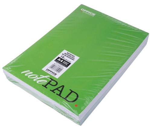 Schrijfblok Office A5 5x5mm geruit Groen