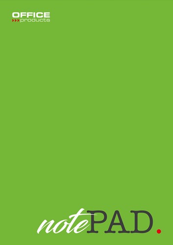 Schrijfblok Office A4 5x5mm geruit Groen-2