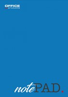 Schrijfblok Office A4 5x5mm geruit Blauw-2
