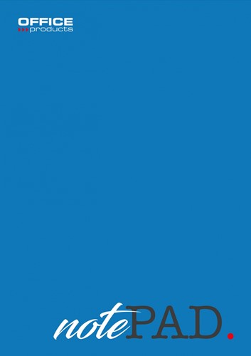 Schrijfblok Office A4 5x5mm geruit Blauw-2