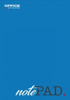 Schrijfblok Office A5 5x5mm geruit Blauw-2