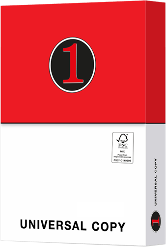 Kopieerpapier Universal Copy Red wit A4 PEFC, pak a 500 vel