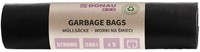 Vuilniszakken Donau Eco - recycled LDPE, 70µm extra sterk, zwart, 240 L - 5 stuks